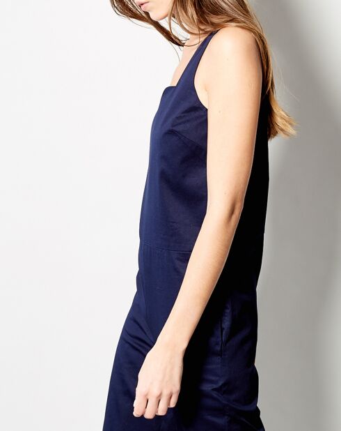 Combinaison Ysis en Coton bleu marine