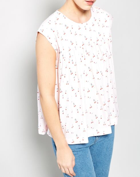 Top Tutifrou imprimé rose pâle