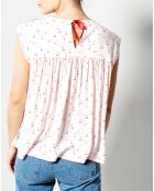 Top Tutifrou imprimé rose pâle