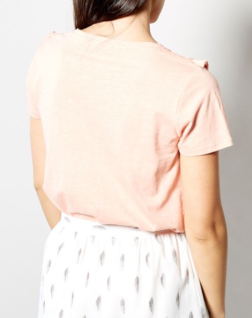 T-Shirt Avril en Coton blush