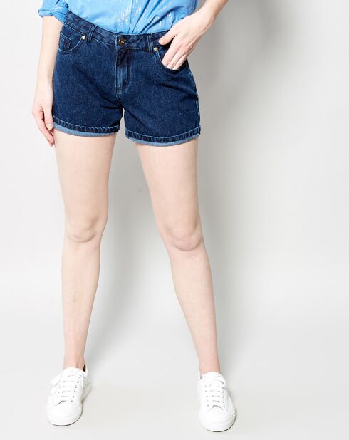 Short en Jean Iceland bleu