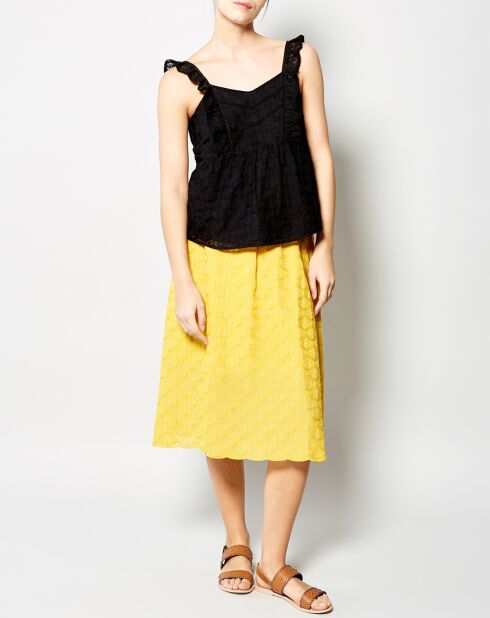 Top Tiquama en Dentelle noir