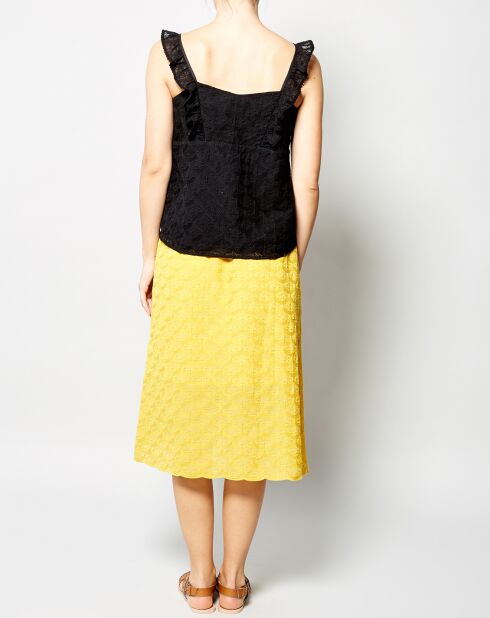 Top Tiquama en Dentelle noir