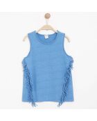 Top Tankosy en Coton bleu