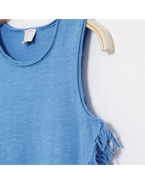 Blaues Tankosy-Top aus Baumwolle
