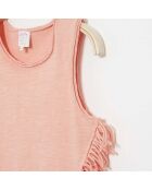Top Tankosy en Coton rose