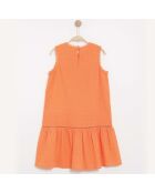 Robe Romanty en Coton orange