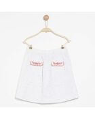 Jupe Jipsy en Coton à broderie blanche