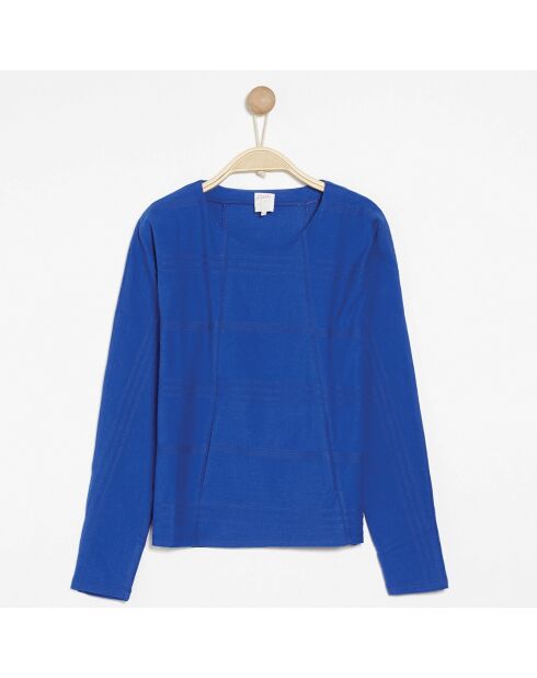 Top Tioly en Coton bleu royal