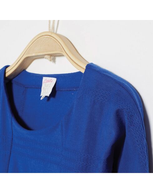 Top Tioly en Coton bleu royal