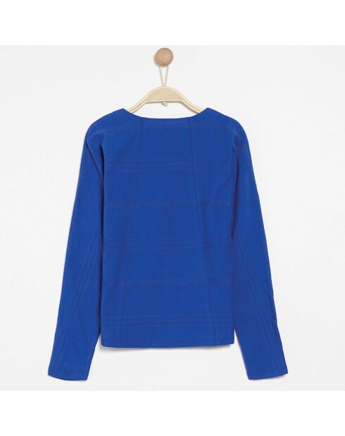 Top Tioly en Coton bleu royal
