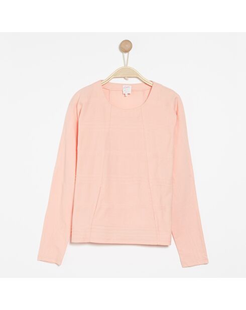 Top Tioly en Coton rose