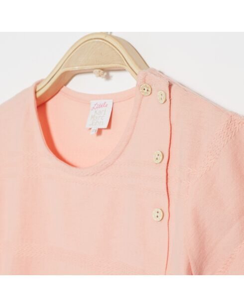 T-Shirt Tressy en Coton rose