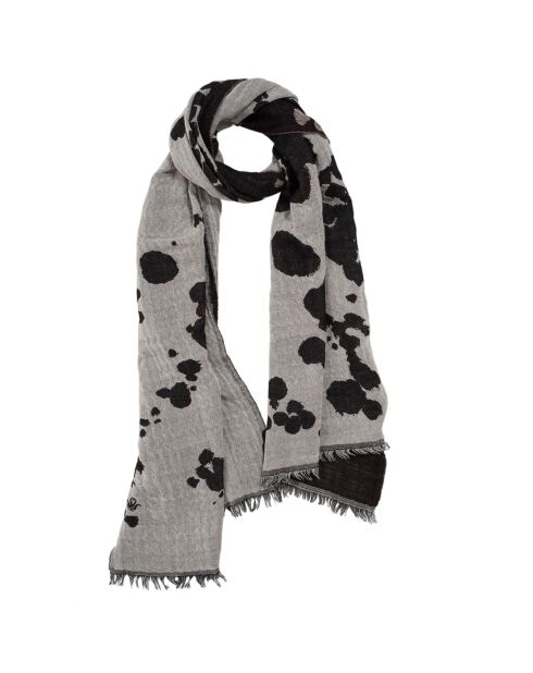 Écharpe 100% Laine Lucius blanche - 65x220 cm