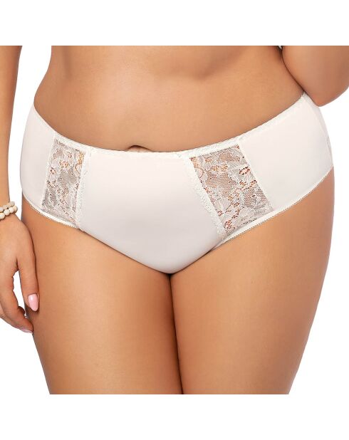 Culotte taille haute Peony écrue