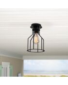 Suspension Alacati  noire - 17x26 cm