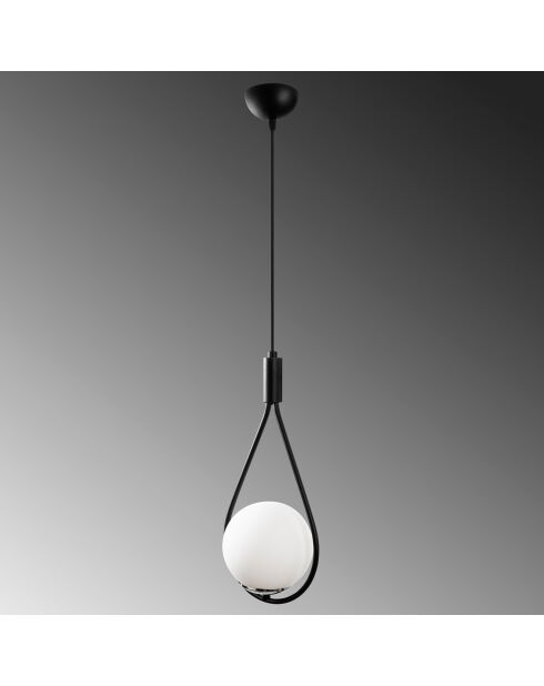 Sospensione nera Mudoni - 20x15x136 cm