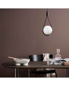Sospensione nera Mudoni - 20x15x136 cm