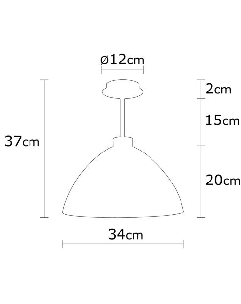 Suspension Bergama argentée - 34x37 cm
