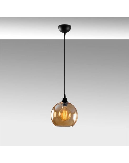 Suspension Gold  doré/noir - 20x20x116 cm