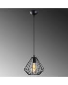 Suspension Diamond  noire - 23x117 cm