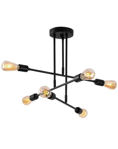 Suspension Flower noire - 75x75x50 cm