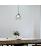Suspension Zeyno  vintage - 25x25x41 cm