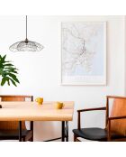 Suspension Farac  vintage - 50x50x31cm