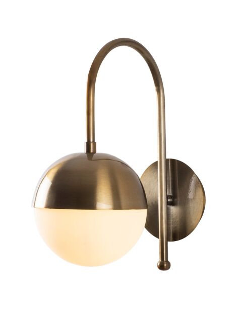 Karsor vintage wandlamp/wit - 15x25x30 cm