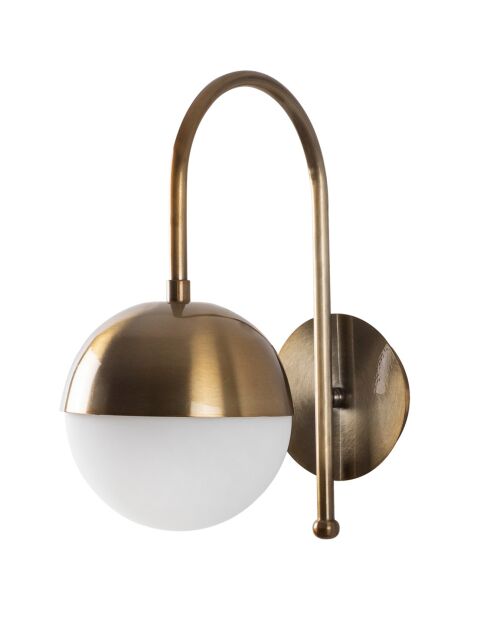Karsor vintage wandlamp/wit - 15x25x30 cm