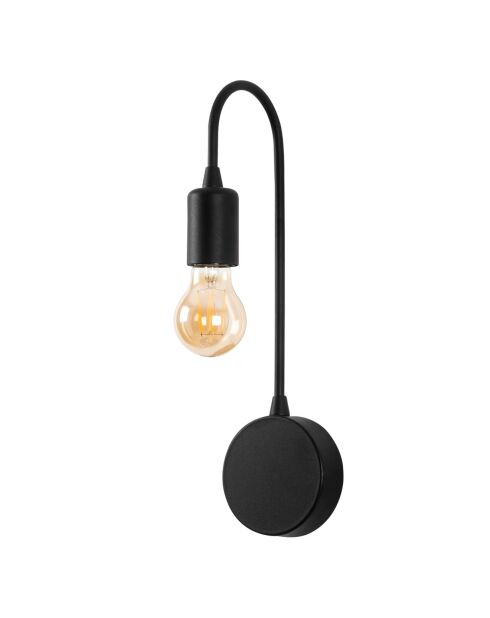 Lámpara de pared negra Baston - 10x14x38 cm