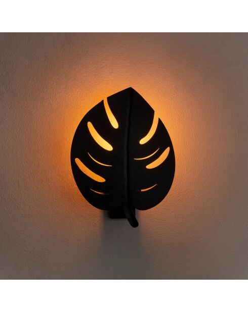 Applique murale Sivani  noire - 21x12x28 cm