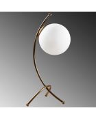 Lampe de table Yay  vintage/blanc - 23x18x43 cm