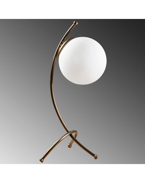 Lampe de table Yay  vintage/blanc - 23x18x43 cm