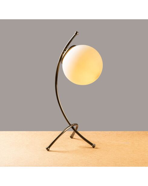 Lampe de table Yay  vintage/blanc - 23x18x43 cm