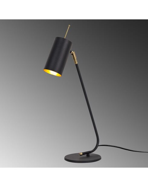 Lampe de table Sivani  noir/doré - 8x26x55 cm