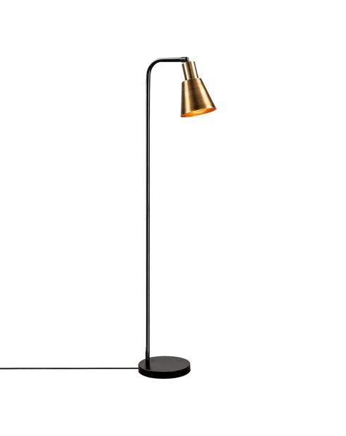 Lampadaire Emek  noir/vintage - 30x22x120 cm