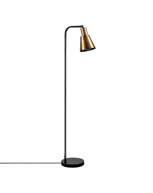 Lampadaire Emek  noir/vintage - 30x22x120 cm
