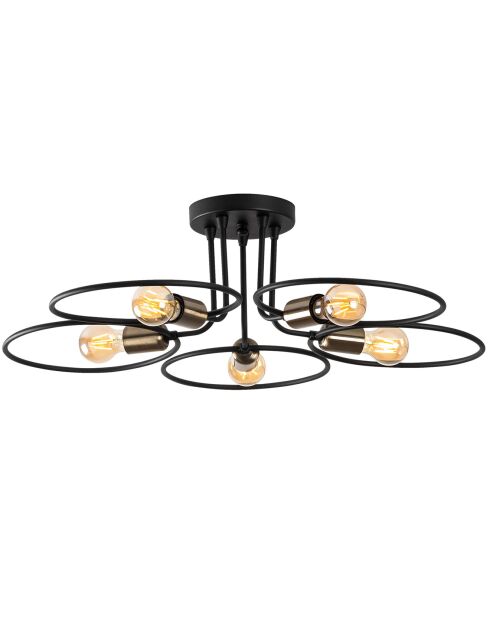 Suspension Circle  noire - 73x73x22 cm