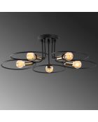Suspension Circle  noire - 73x73x22 cm