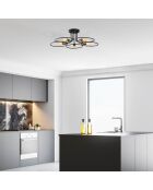 Suspension Circle  noire - 73x73x22 cm