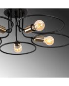 Suspension Circle  noire - 73x73x22 cm
