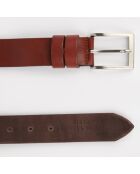 Ceinture en Cuir Giulio marron