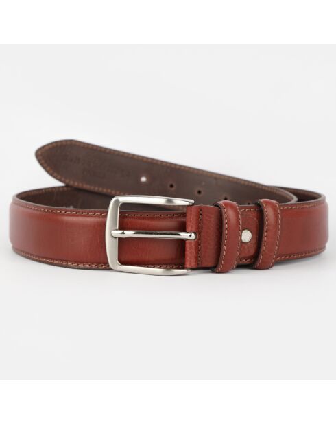 Ceinture en Cuir Mario marron