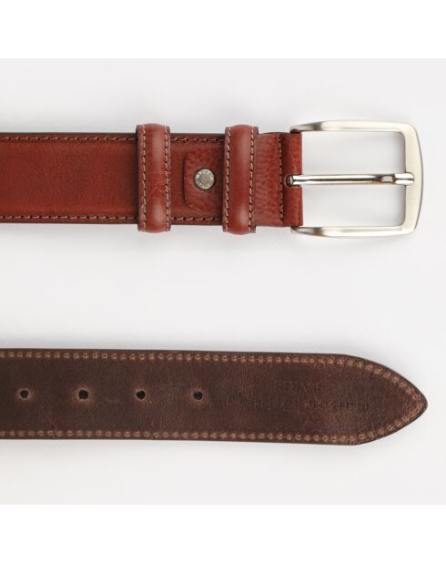 Ceinture en Cuir Mario marron