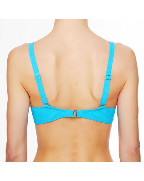 La Jean's Beauty türkisfarbenes weiches Badeanzugoberteil