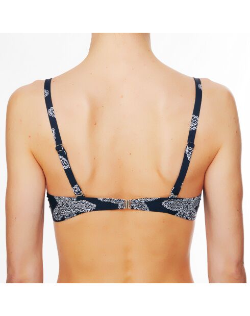 Top da bagno nero in conchiglia La Caraïbes Girl