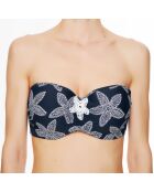 Haut de maillot de bain à coque bandeau La Caraïbes Girl noir