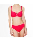 Top da bagno morbido magenta La Strass Mania