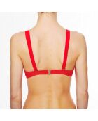 Haut de maillot de bain triangle souple La Beach Glam rouge